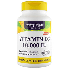 Healthy Origins Vitamin D3 10000 IU - 120 Softgels