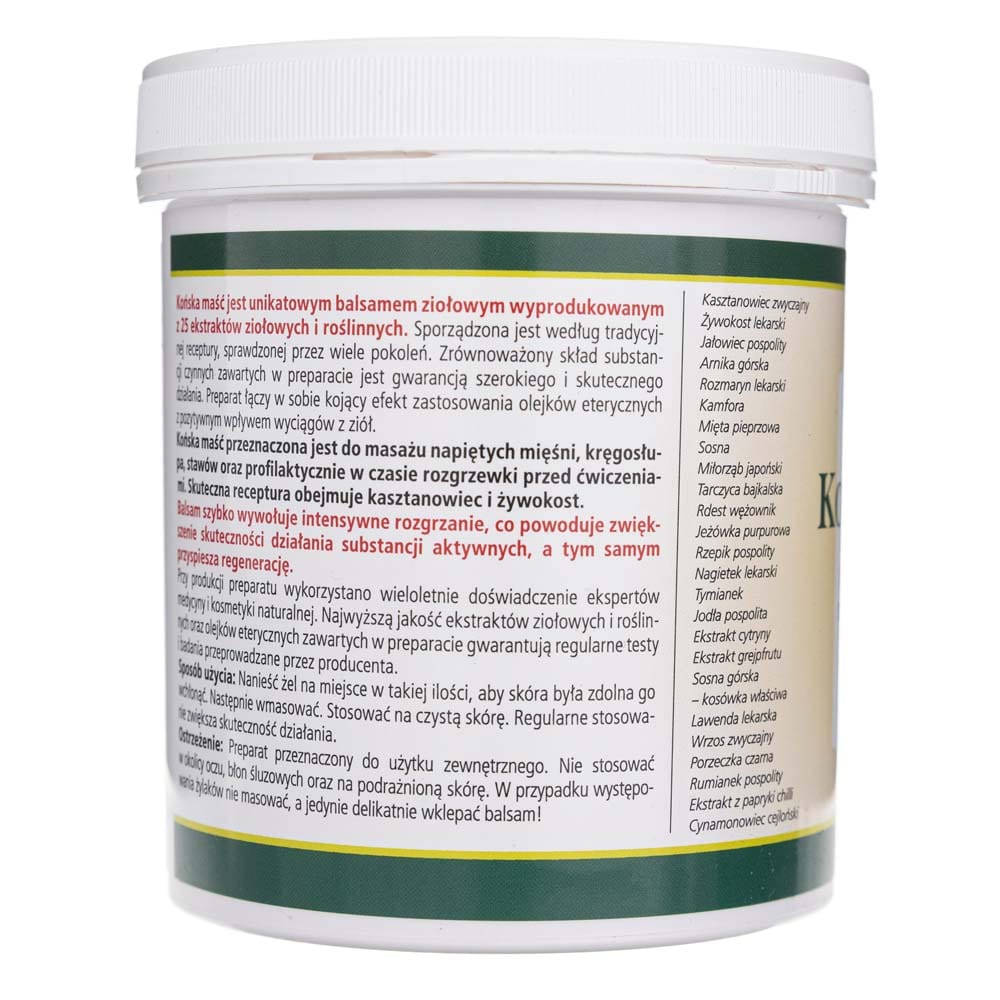Herbamedicus Warming Horse Ointment - 500 ml