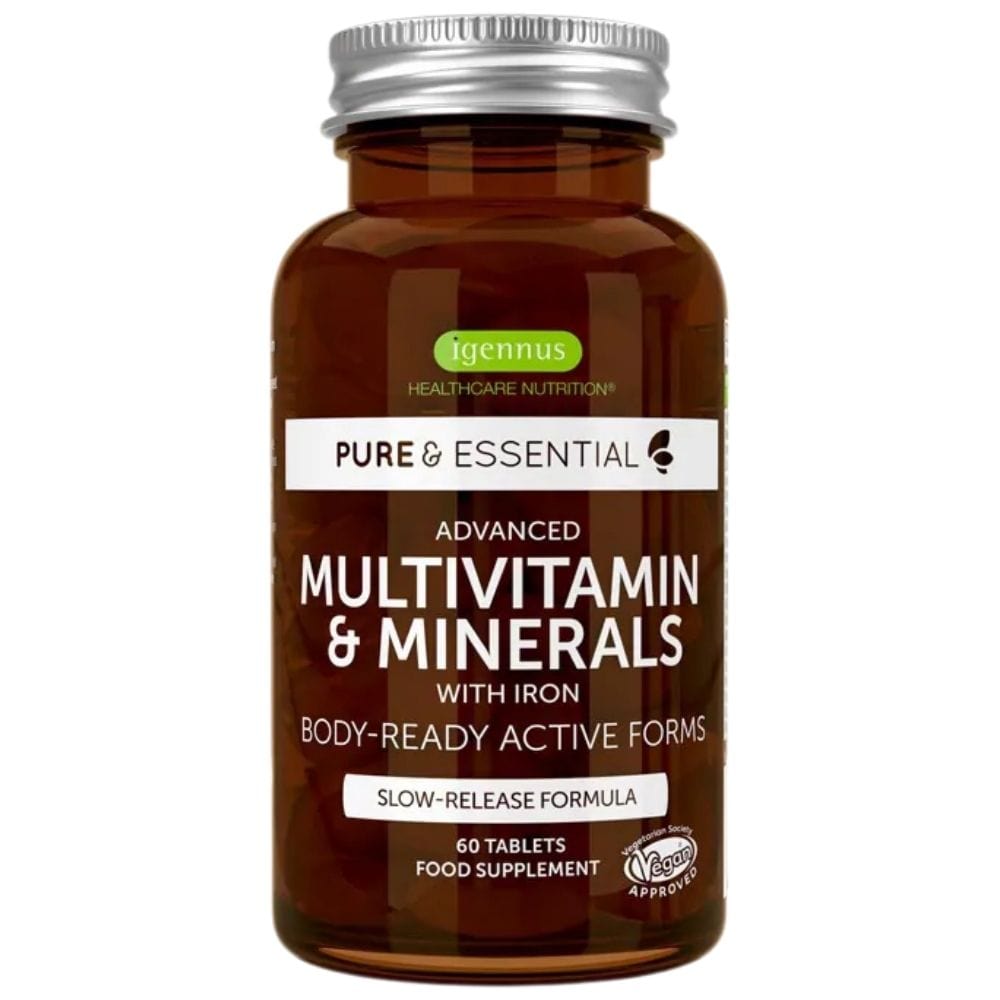 Igennus Multivitamin, Vitamins and Minerals for Women with Iron - 60 Tablets