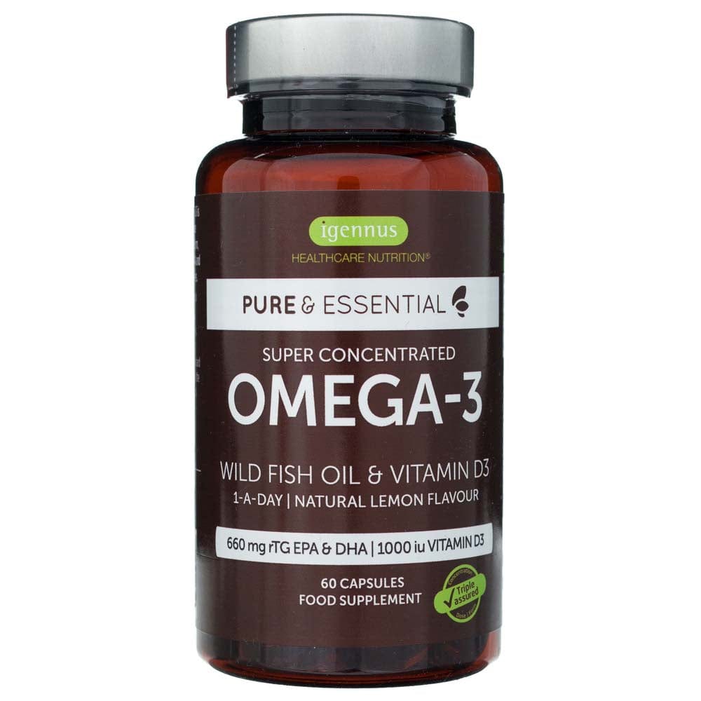 Igennus Super Concentrated Omega 3 60 Capsules Medpak