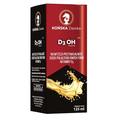 Końska Dawka Vitamin D3 OH for Pets - 125 ml