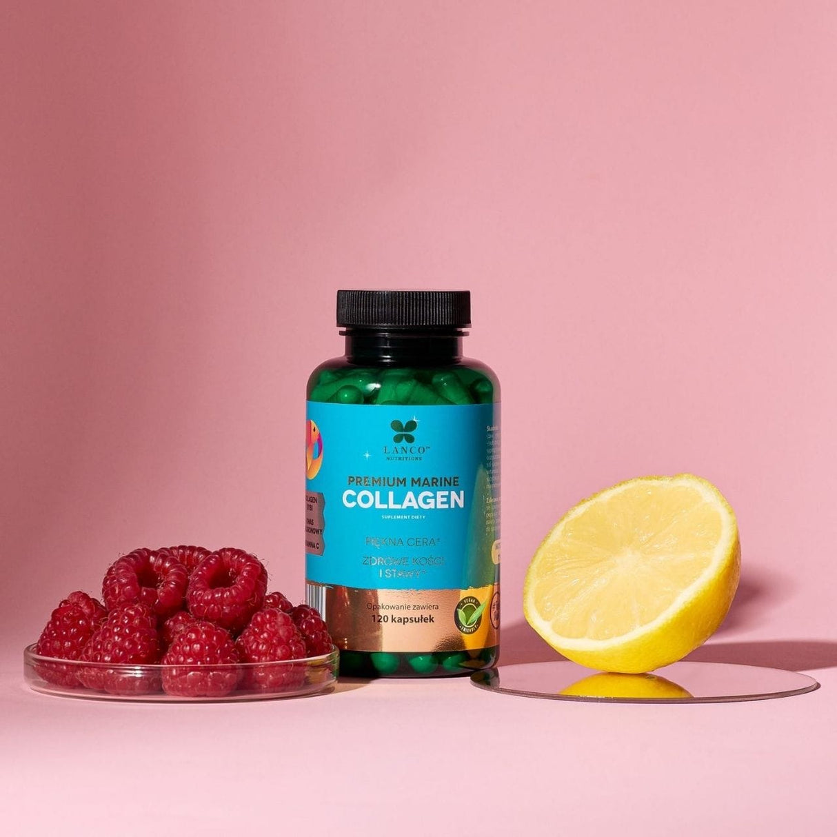 Lanco Nutritions Premium Marine Collagen - 120 Capsules