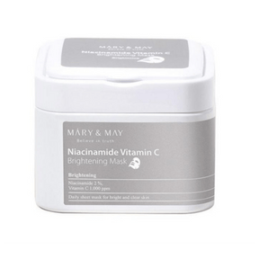 Mary&May Niacinamide Vitamin C Brightening Mask - 30 Pieces