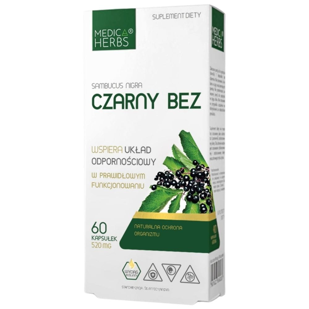 Medica Herbs Elderberry 520 mg - 60 Capsules