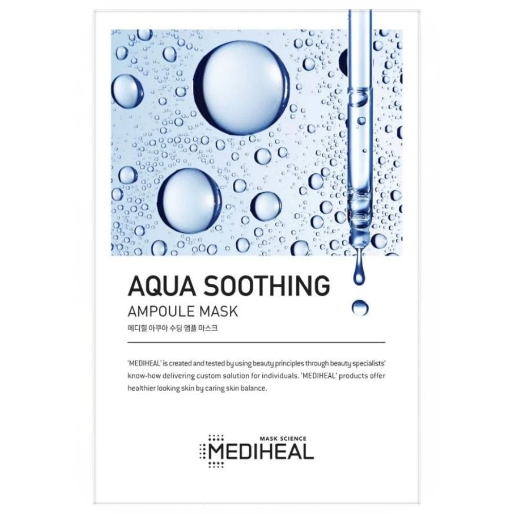 Mediheal Aqua Soothing Ampoule Mask - 10 Pieces