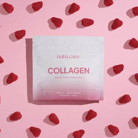 Natu.Care Collagen 3000 mg, Raspberry-Cranberry - 129 g