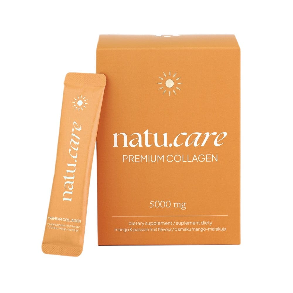 Natu.Care Premium Collagen 5000 mg, Mango-Passion Fruit - 30 sachets