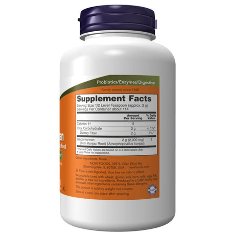 Now Foods Glucomannan Pure Powder - 227 g