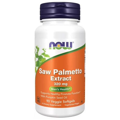 Now Foods Saw Palmetto Extract 320 mg + Pumpkin Seed Oil - 90 Softgels