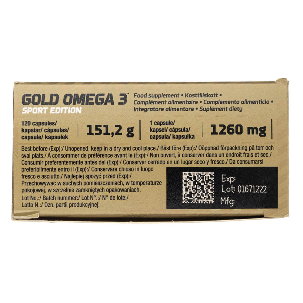 Olimp Gold Omega 3 Sport Edition - 120 Capsules