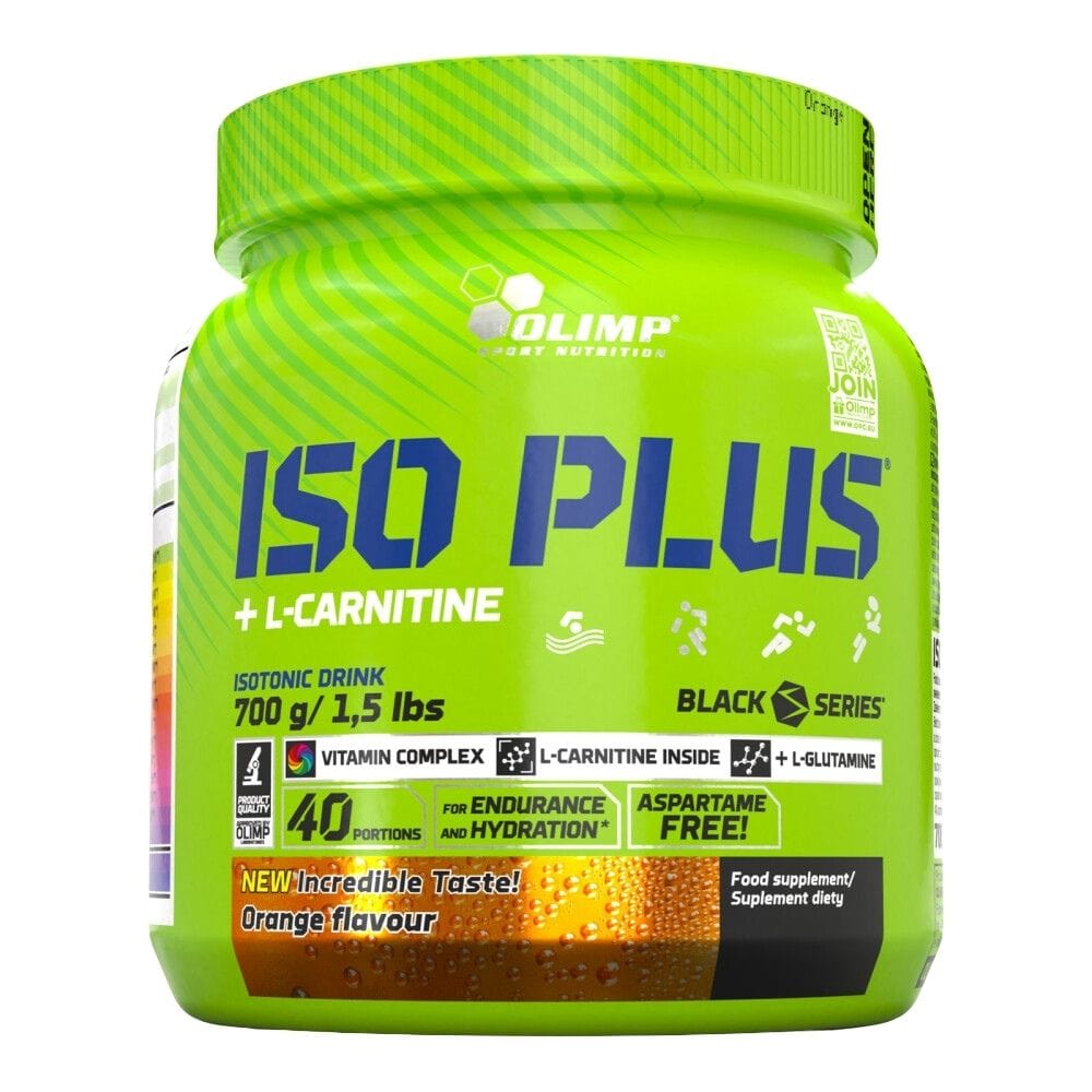 Olimp Iso Plus Isotonic with L- Carnitine Powder, Orange - 700 g