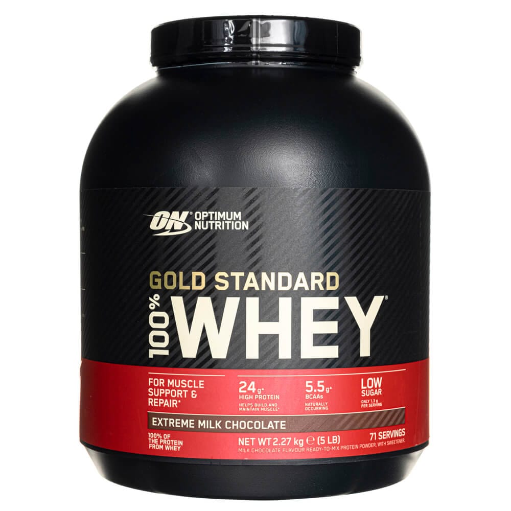 Optimum Nutrition Gold Standard 100% Whey Protein, Extreme Milk Chocolate - 2270 g