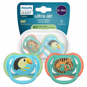 Philips Avent Ultra Air Orthodontic Soother 6-18 m - 2 Pieces