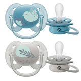 Philips Avent Ultra Soft Pacifier, 6-18 Months, Boy - 2 Pieces