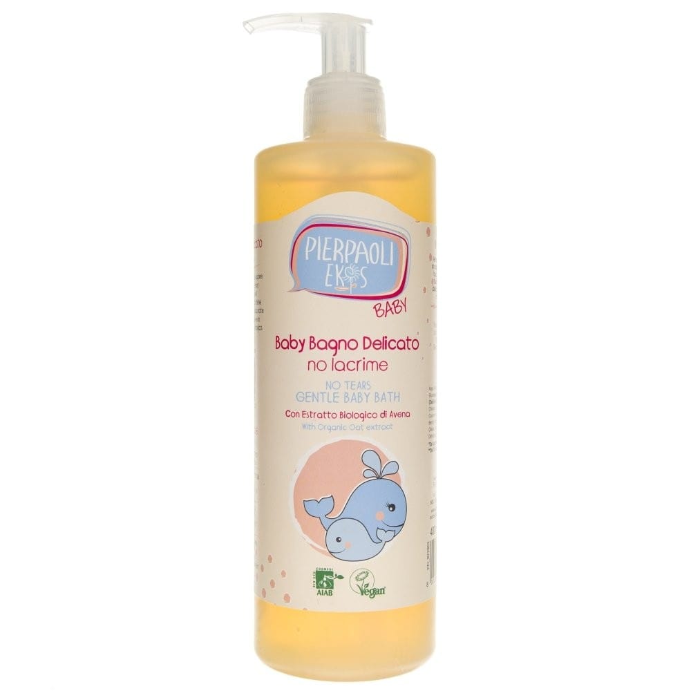 Pierpaoli Ekos Baby Bath Lotion for Babies and Children, No Tears - 400 ml