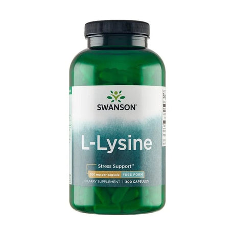 Swanson L-Lysine 500 mg - 300 Capsules