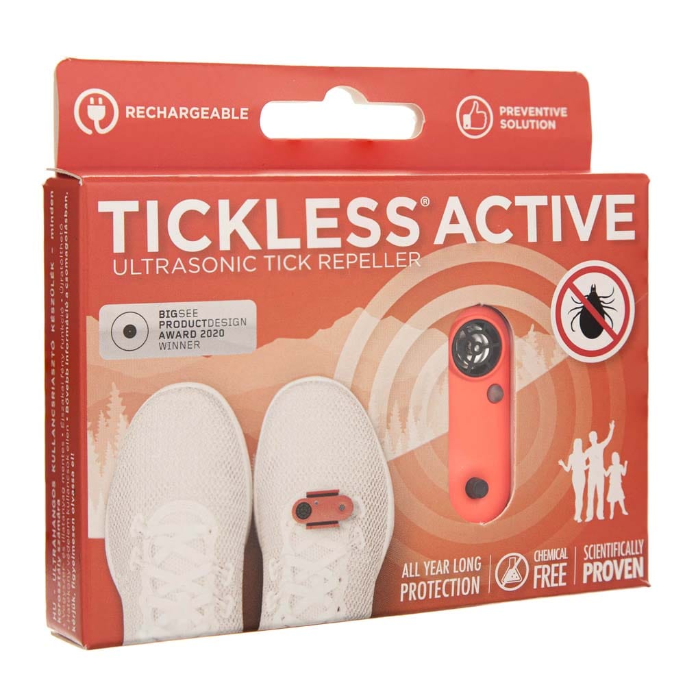 Tickless Active Ultrasonic Tick Repellent - Red