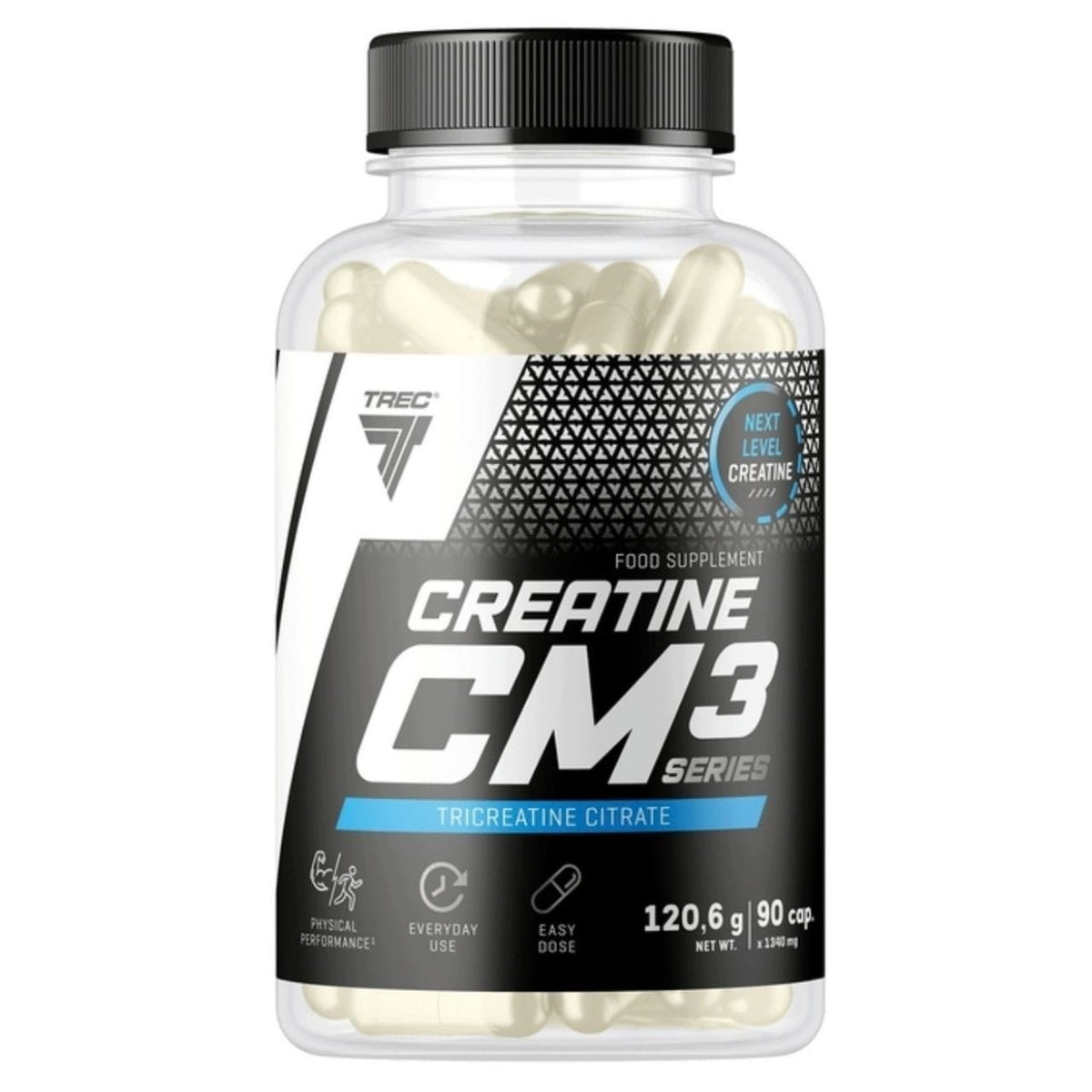 Trec Nutrition Creatine CM3, Creatine Citrate - 90 Capsules