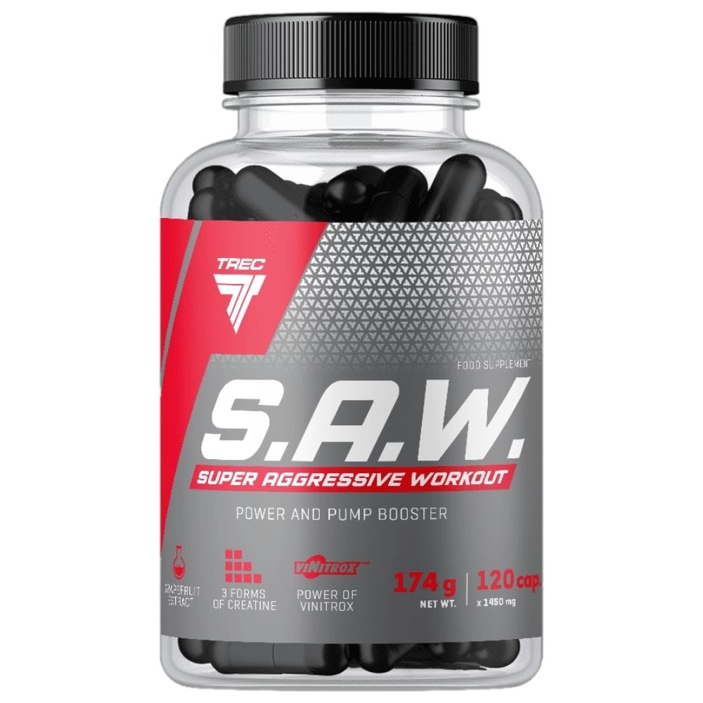 Trec S.A.W. Pre-workout Booster - 120 Capsules