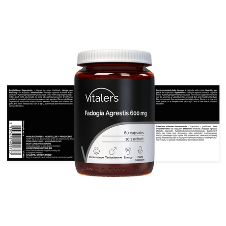 Vitaler's Fadogia Agrestis 600 mg - 60 Capsules