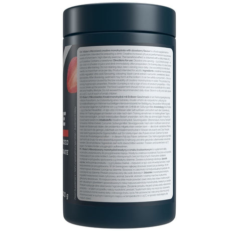 Vitaler's Sport Micronized Creatine Monohydrate 5000 mg, Strawberry - 500 g