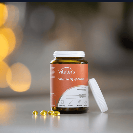 Vitaler's Vitamin D3 4000 IU - 240 Capsules