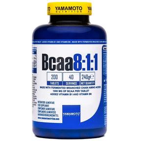 Yamamoto BCAA 8:1:1, Branched Chain Amino Acids - 200 Tablets