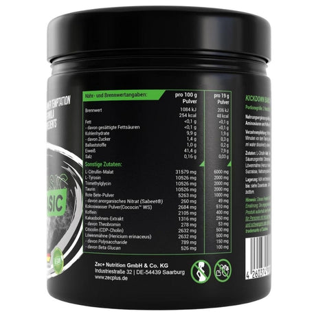 ZEC+ Kickdown Basic, Pre-Workout Booster, Watermelon - 380 g