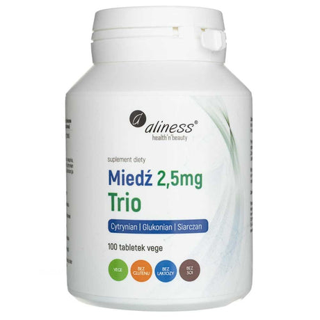 Aliness Copper Trio 2.5 mg - 100 Tablets