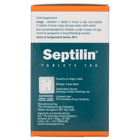 Himalaya Septilin - 100 Tablets