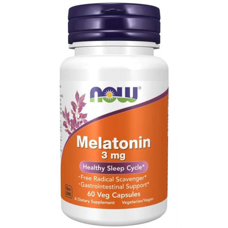 Now Foods Melatonin 3 mg - 60 Veg Capsules