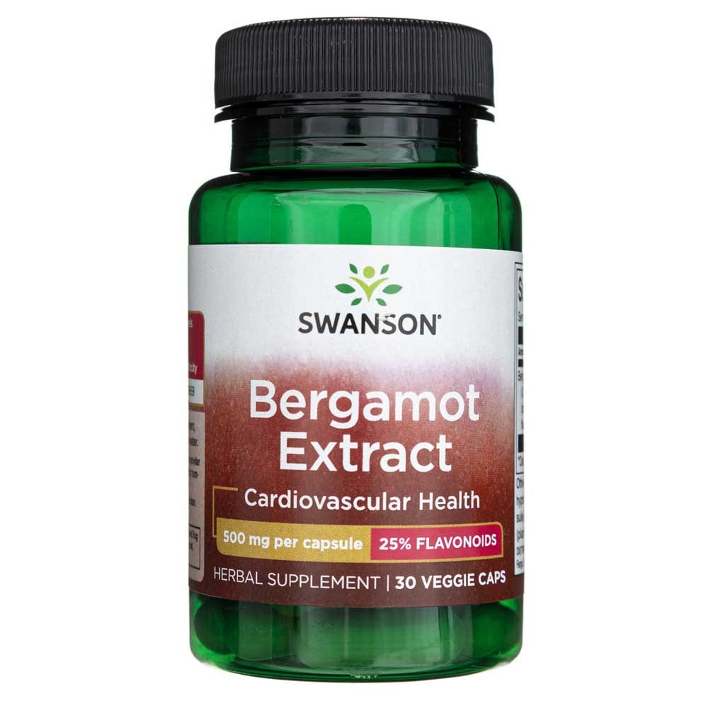 Swanson Bergamot Extract 500 mg - 30 Veg Capsules