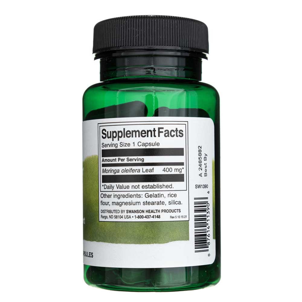 Swanson Full Spectrum Moringa Oleifera 400 mg - 60 Capsules