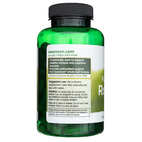 Swanson Full Spectrum Rosemary 400 mg - 90 Capsules