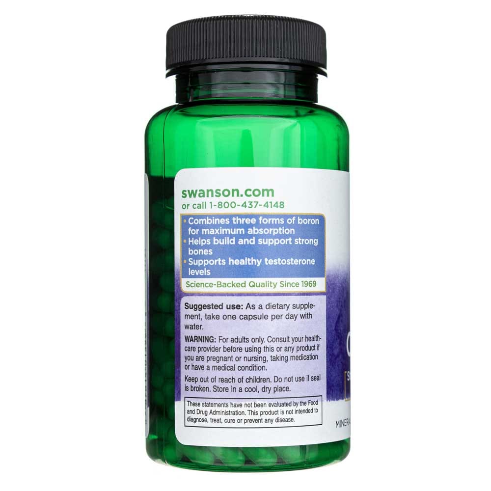 Swanson Triple Boron Complex 3 mg - 250 Capsules